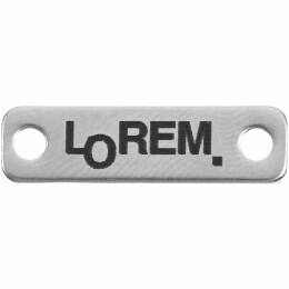 Разное Шильдик металлический Alfa Liten, серебристый