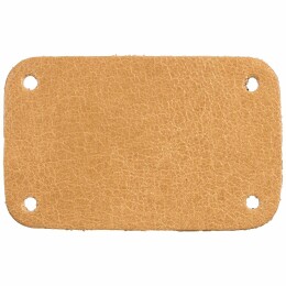 сделано в России Лейбл кожаный Beta, S, бежевый