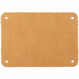 сделано в России Лейбл кожаный Beta, XL, бежевый