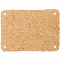 сделано в России Лейбл кожаный Beta, XL, бежевый