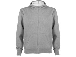 Roly Толстовка на молнии "Montblanc" унисекс, серый меланж
