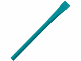 Разное Ручка картонная с колпачком "Recycled", бирюзовый