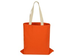 Разное Сумка для шопинга Steady из хлопка с парусиновыми ручками, 260 г/м2, оранжевый