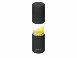 ASOBU Бутылка для воды FLAVOUR U SEE, 460 мл, черный