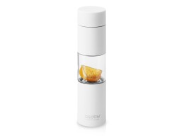 ASOBU Бутылка для воды FLAVOUR U SEE, 460 мл, белый