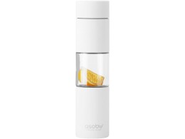 ASOBU Бутылка для воды FLAVOUR U SEE, 460 мл, белый