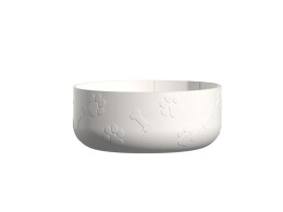 ASOBU Бутылка для воды 2-в-1 «Dog Bowl Bottle» со съемной миской для питомцев, 1500 мл, белый