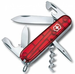 Victorinox Офицерский нож Spartan 91, прозрачный красный