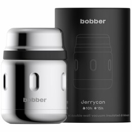 bobber Термос для еды Jerrycan 470, вакуумный, стальной зеркальный