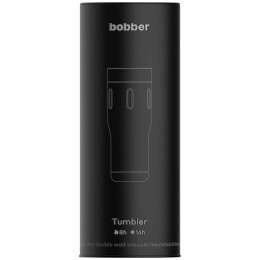 bobber Термостакан Tumbler 470, вакуумный, черный