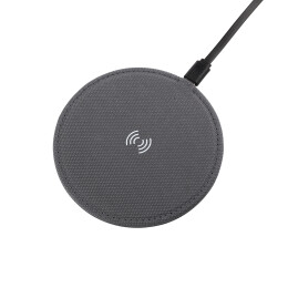 mid-oceangift Настольное беспроводное зарядное устройство "Cool Gray", переработанный пластик (RPET)