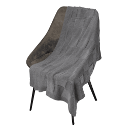 Portobello Пледы Плед Cella вязаный, серый (без подарочной коробки)