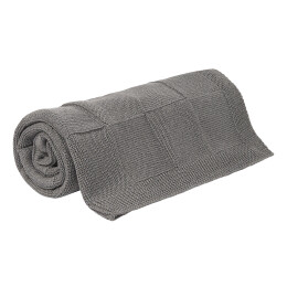 Portobello Пледы Плед Cella вязаный, серый (без подарочной коробки)