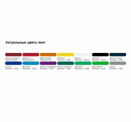 сделано в России Лента для бейджа с печатью SilkPrint на заказ