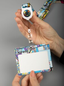 сделано в России Лента для бейджа с ретрактором TapePrint на заказ