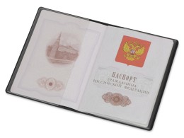 Разное Классическая обложка для паспорта "Favor", черная
