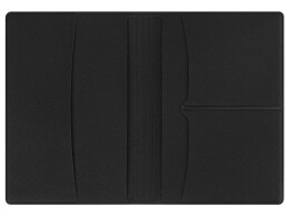 Разное Обложка для паспорта с RFID защитой отделений для пластиковых карт "Favor", черная