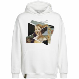 Соль Худи You Are Beautiful, молочно-белое