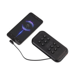 mid-oceangift Беспроводное ЗУ "Fast & Furious", 10000 mAh, с быстрой (22.5W/15W) зарядкой, с магнитным кабелем и набором переходников, с подсветкой логотипа