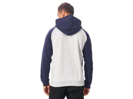 US Basic Толстовка с капюшоном «Dublin» мужская, темно-синий/серый меланж