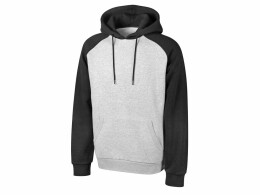 US Basic Толстовка с капюшоном «Dublin» мужская, черный/серый меланж