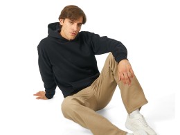 US Basic Толстовка с капюшоном оверсайз «Berlin» унисекс, черный