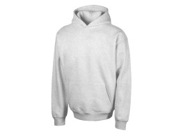 US Basic Толстовка с капюшоном оверсайз «Berlin» унисекс, белый меланж