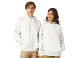 US Basic Толстовка с капюшоном оверсайз «Berlin» унисекс, белый меланж