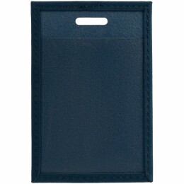 сделано в России Чехол для пропуска Nubuk, синий