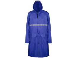US Basic Длинный дождевик Lanai из полиэстера со светоотражающей тесьмой, кл.синий