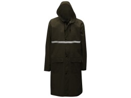 US Basic Длинный дождевик Lanai из полиэстера со светоотражающей тесьмой, молочный