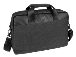 bugatti Портфель мужской BUGATTI Universum 15'', графитовый, полиэстер меланж/тарпаулин, 38х7х27 см, 7 л