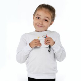 Разное Набор Hobby с цветными карандашами, ластиком и точилкой, белый