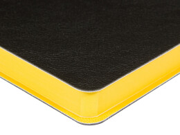 Bruno Visconti Ежедневник недатированный А5 "Boston", черный (желтый обрез)