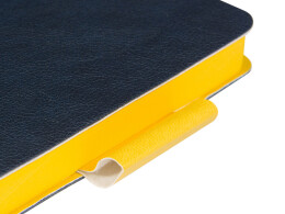 Bruno Visconti Ежедневник недатированный А5 "Boston", темно-синий (желтый обрез)