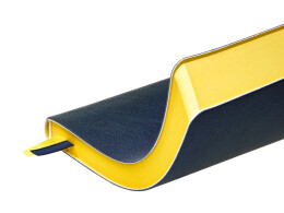 Bruno Visconti Ежедневник недатированный А5 "Boston", темно-синий (желтый обрез)