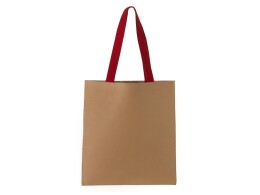 Разное Сумка-шоппер Papyrus из моющейся крафт-бумаги, натруальный/красный