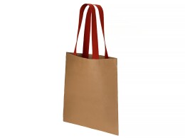 Разное Сумка-шоппер Papyrus из моющейся крафт-бумаги, натруальный/красный