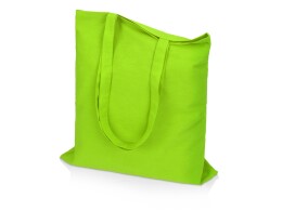 Разное Сумка для шопинга Carryme 120 хлопковая, 120 г/м2, зеленое яблоко