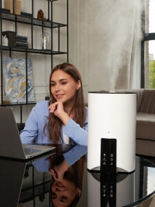 ACCESSTYLE Увлажнитель воздуха ACCESSTYLE LOTUS 3DUS, белый, пластик