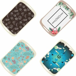 сделано в России Поднос с печатью Bakke на заказ