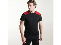 Roly Футболка "Expedition" мужская, черный/красный