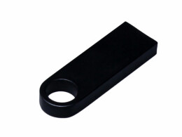 Разное USB 3.0-флешка на 32 Гб с мини чипом и круглым отверстием, черный