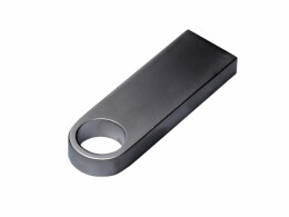 Разное USB 3.0-флешка на 64 Гб с мини чипом и круглым отверстием, серебристый