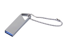 Разное USB 2.0-флешка на 512 Мбайт с мини чипом, компактный дизайн, отверстие треугольной формы для цепочки
