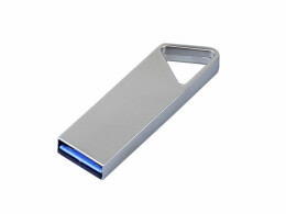 Разное USB 2.0-флешка на 8 Гб с мини чипом, компактный дизайн, отверстие треугольной формы для цепочки