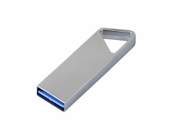 Разное USB 3.0-флешка на 16 Гб с мини чипом, компактный дизайн, отверстие треугольной формы для цепочки