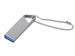 Разное USB 3.0-флешка на 32 Гб с мини чипом, компактный дизайн, отверстие треугольной формы для цепочки