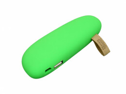 Разное PB_Small_stone Универсальное зарядное устройство power bank в форме камня. 2600MAH. Зеленый