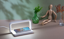 CPen Лампа складная "Smart Light" с беспроводным (10W) зарядным устройством и подставкой для смартфона